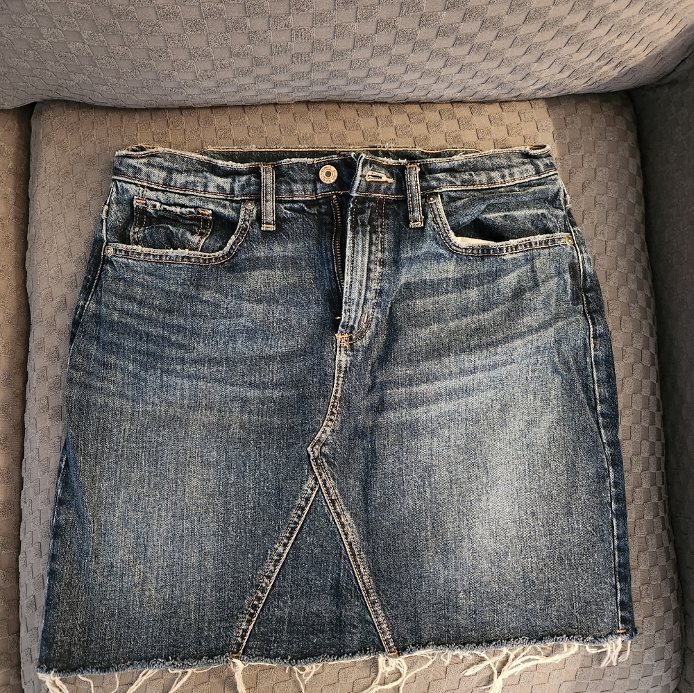 Blue jean Mini skirt Silver Jeans Co. Size 6